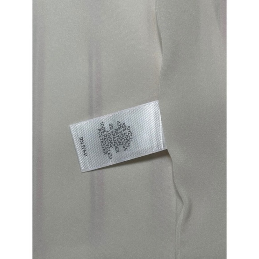 J.Jill Linen Stretch Double Breasted‎ Blazer Pink Stripe XS - Picture 7 of 11